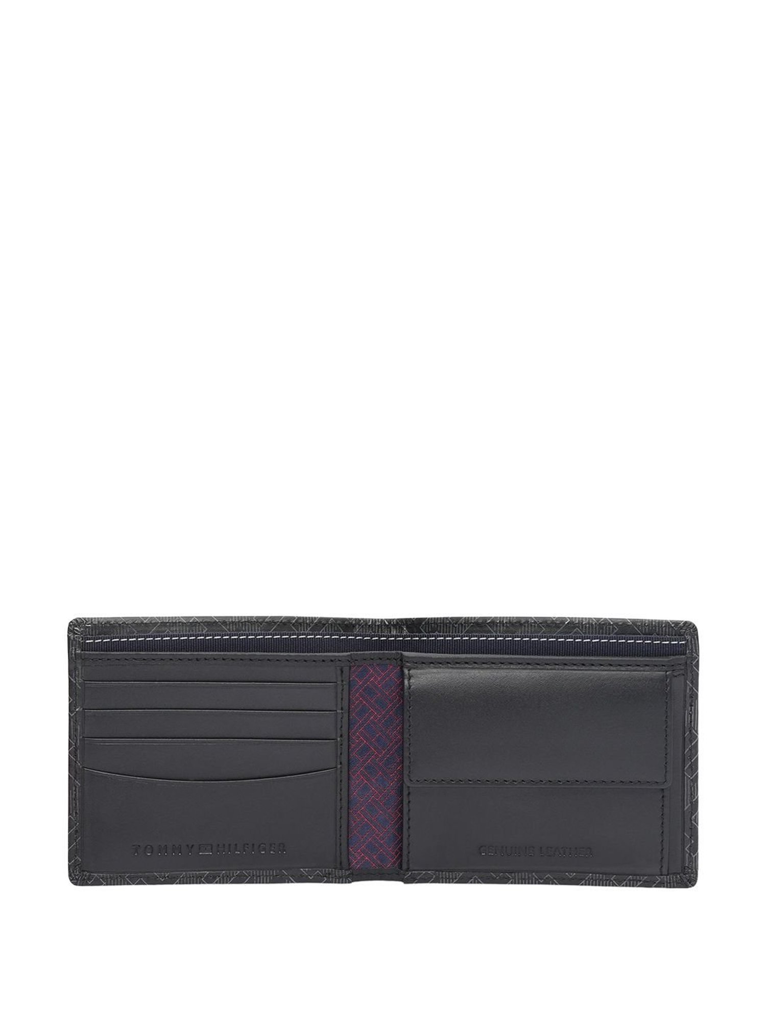 THE HOLISTIK Revival Black & Maroon Casual Leather Bi-Fold Wallet for Men