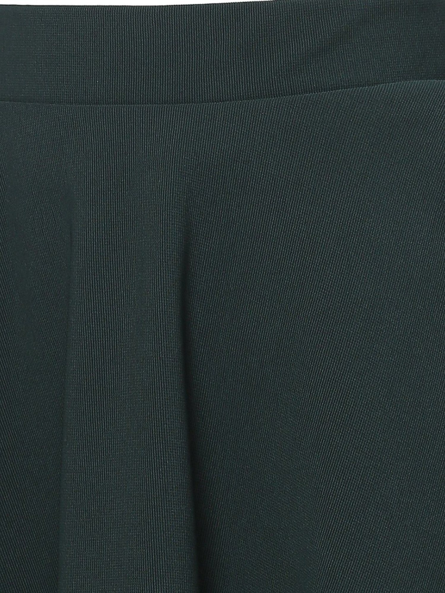 Smarty Pants Dark Green Cotton Mini Skirt