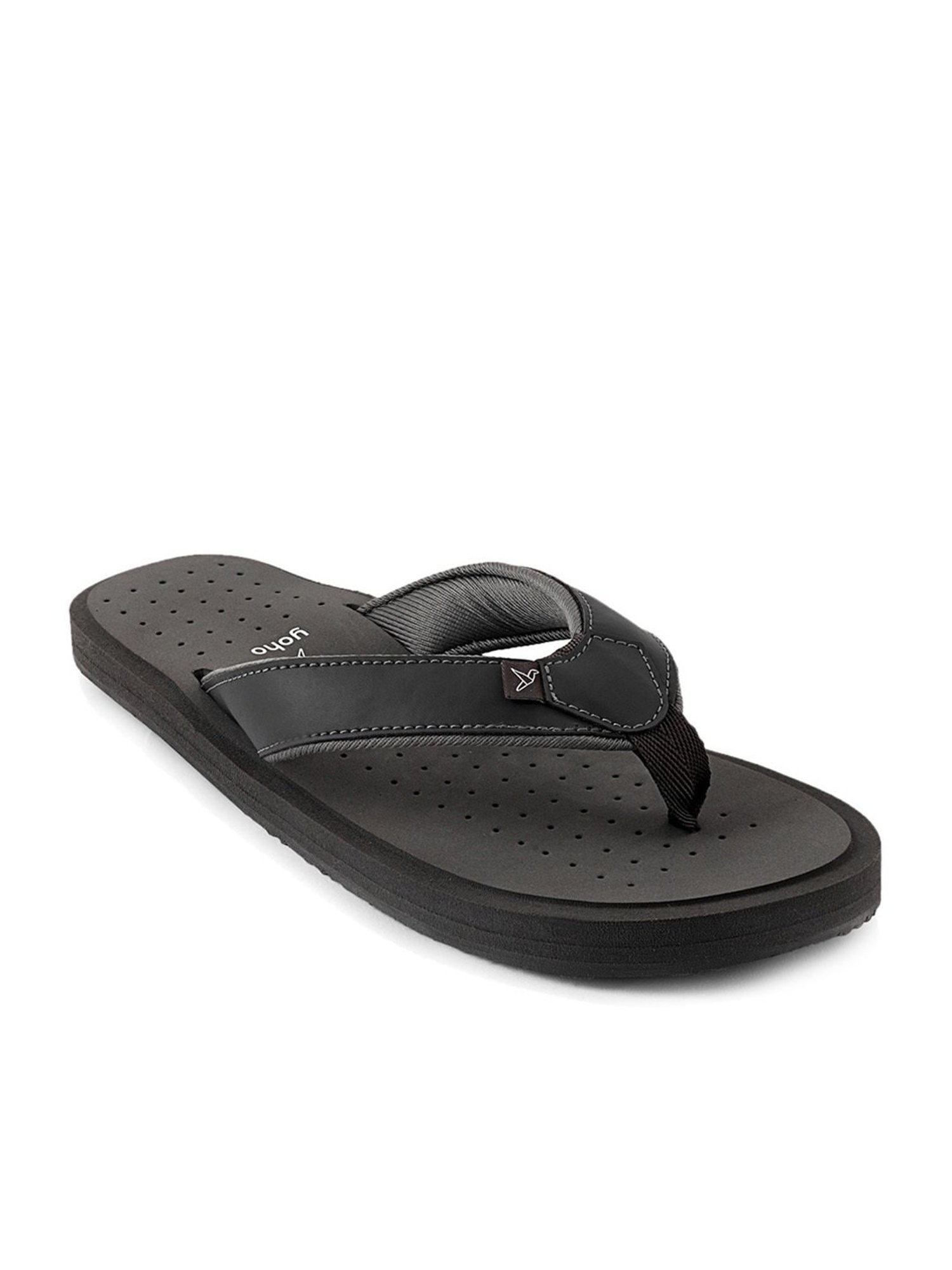 Yoho Men's Arch Support Grey Flip Flops