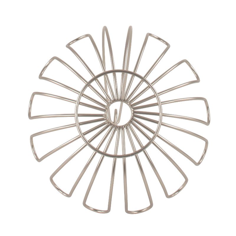 Spectrum Bloom Arched 2-Tier Steel Fruit Server - Satin Nickel