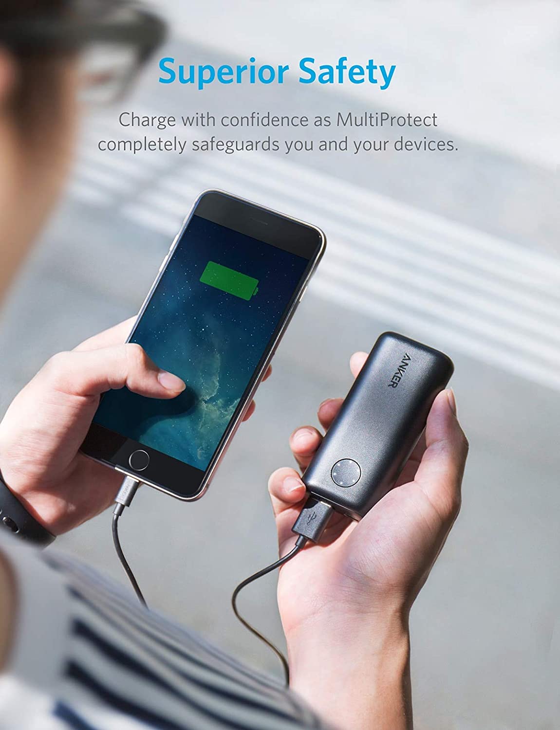 2600mAh Power Bank Portable External Battery Charger for iPhone 4S 5 5S
