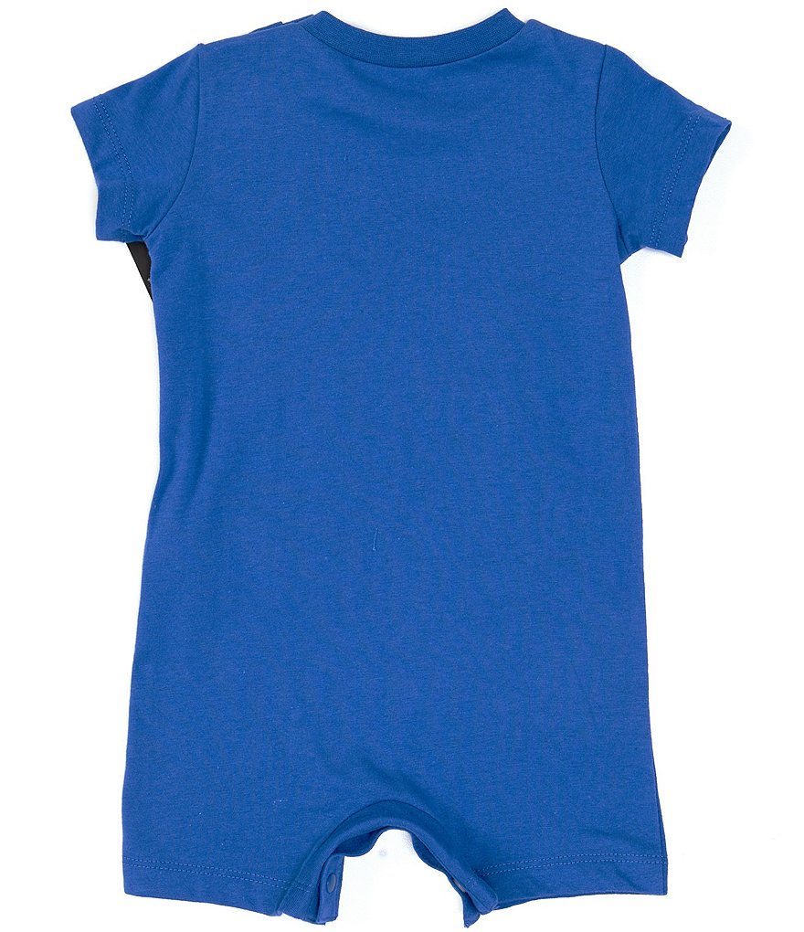 Nike Baby Boys Newborn-9 Months Short-Sleeve Tri-Color Logo Romper