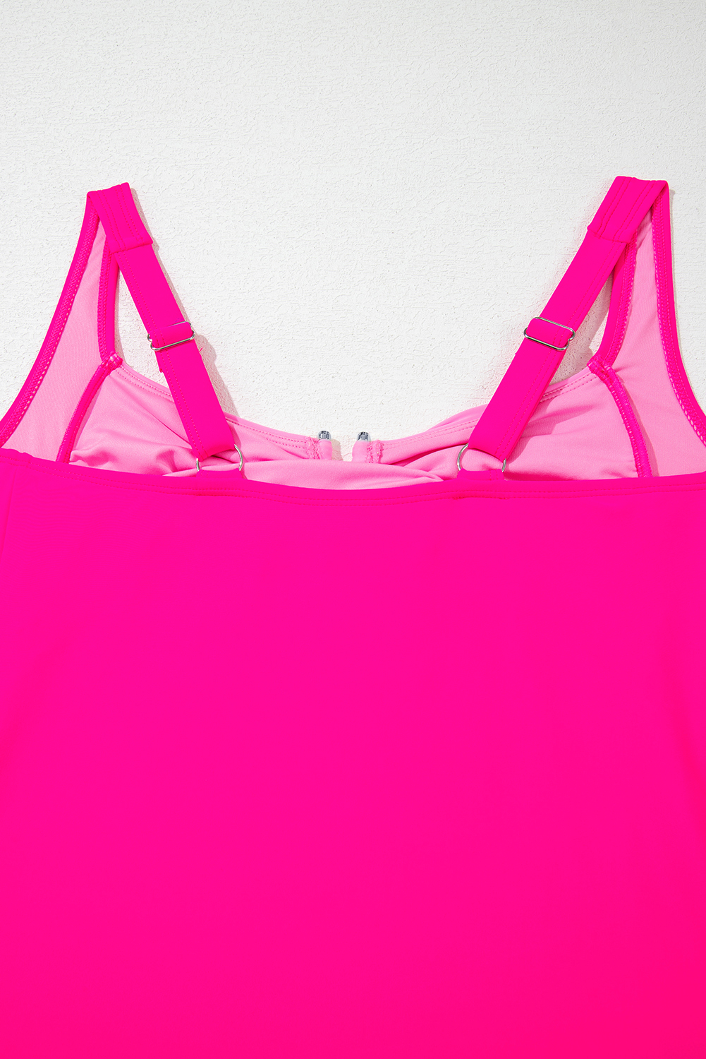 Bonbon Ruched Tummy Control Tankini 2pcs Swimsuit