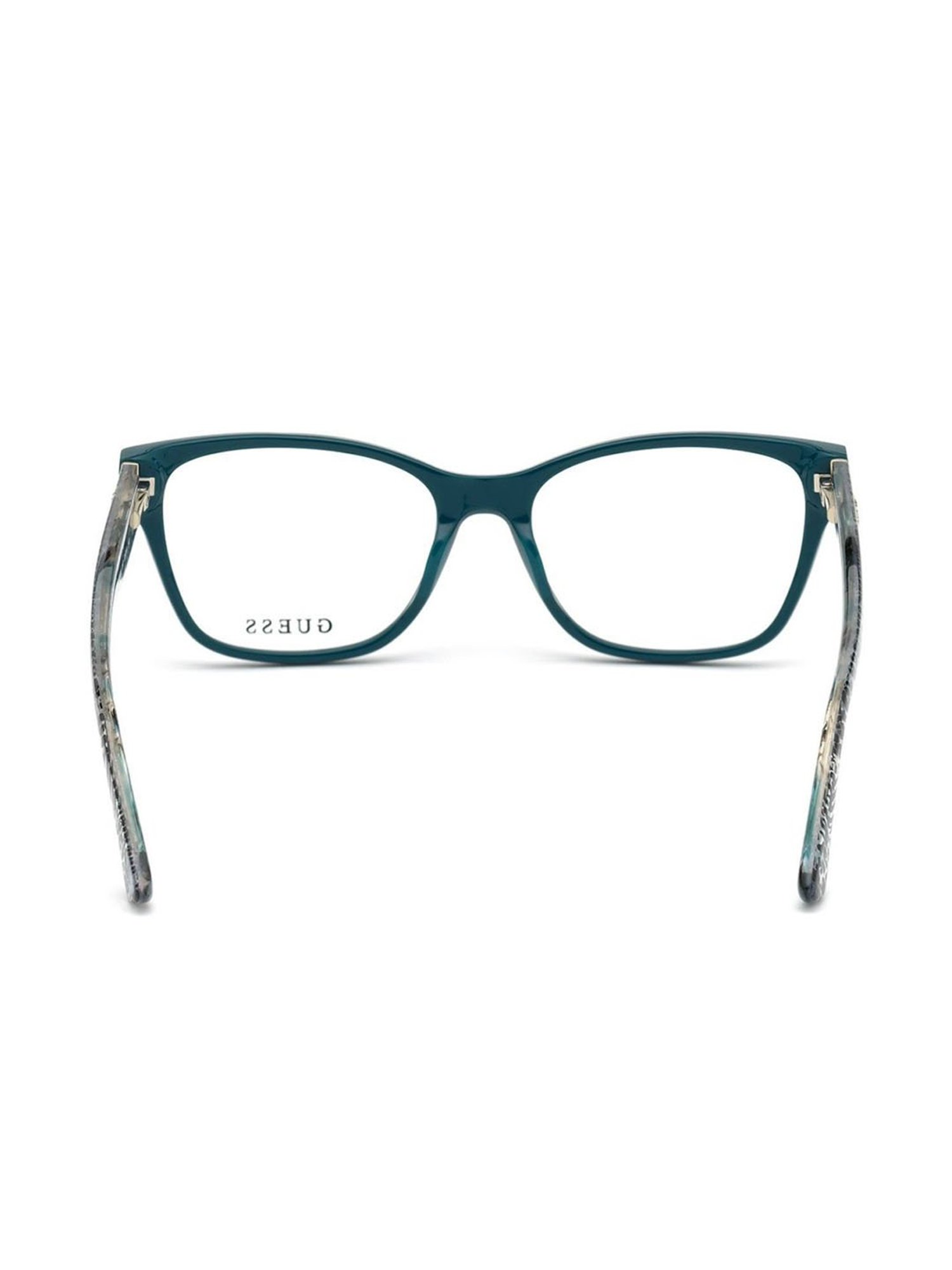 Guess Green Wayfarer Eye Frames for Women