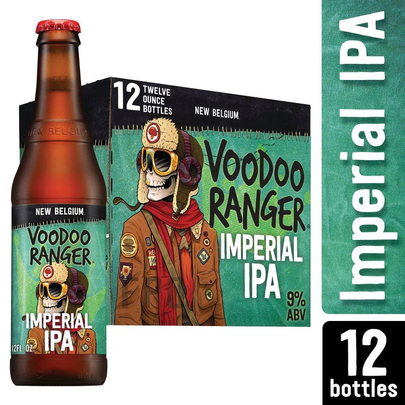 New Belgium Voodoo Ranger Imperial IPA Beer - 12pk/12 fl oz Bottles