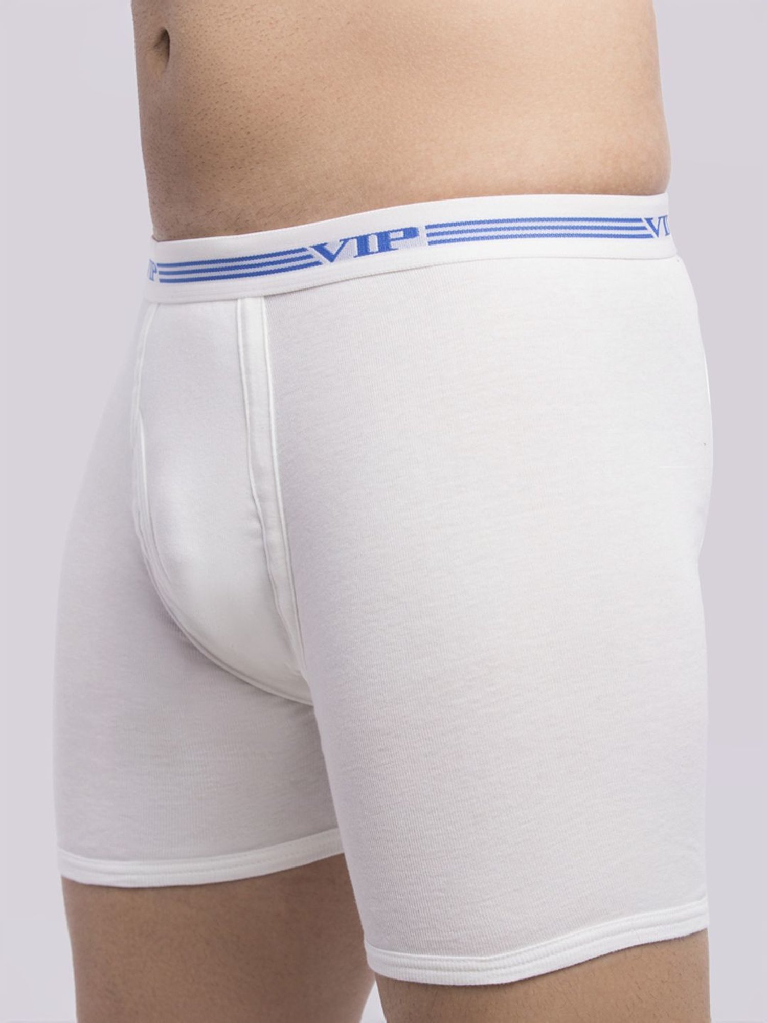 Vip White  Skinny Fit Trunks - Pack Of 4