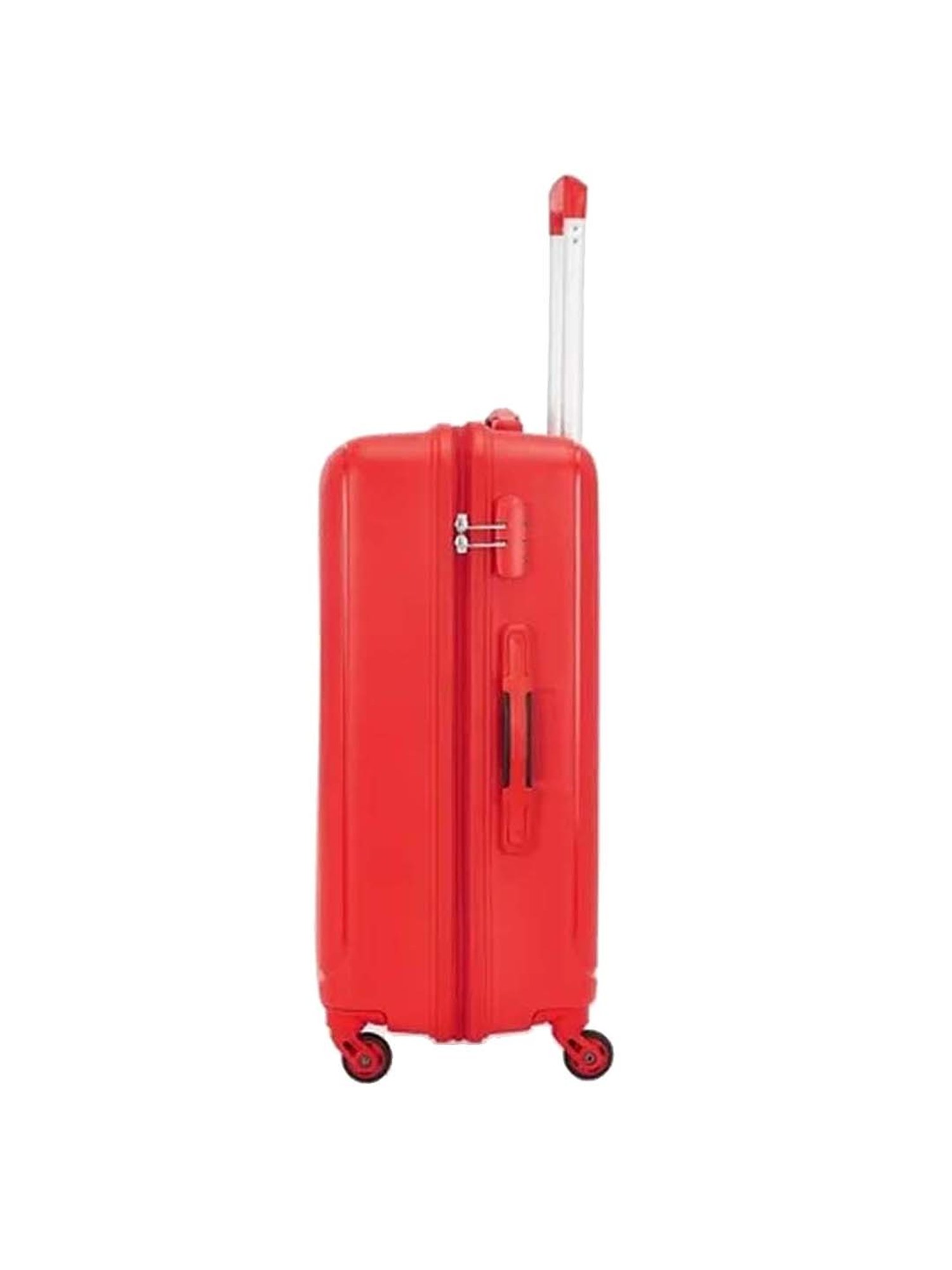 VIP Stargaze Red Printed Hard Medium Trolley Bag - 46 cm