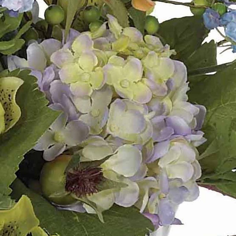 Nearly Natural Hydrangea Centerpiece Blue