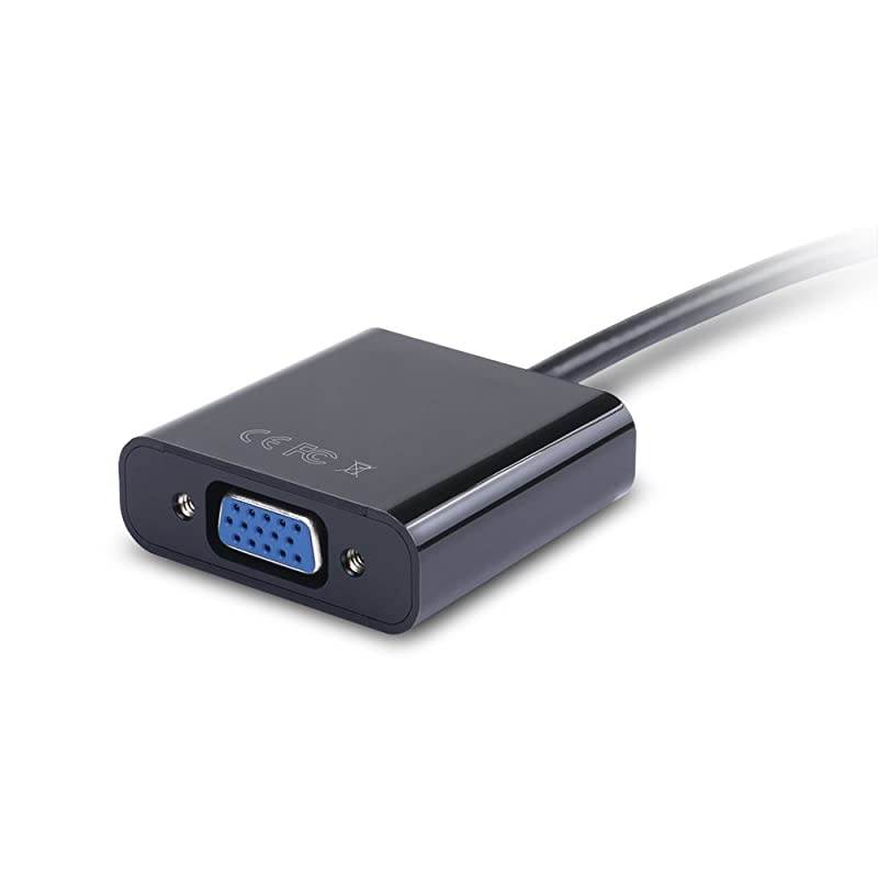 Mini DisplayPort to VGA Adapter, 1080P Thunderbolt to VGA Adapter Male to Female Converter for MacBook Pro 2016/2015, ThinkPad, Surface Pro, Dell