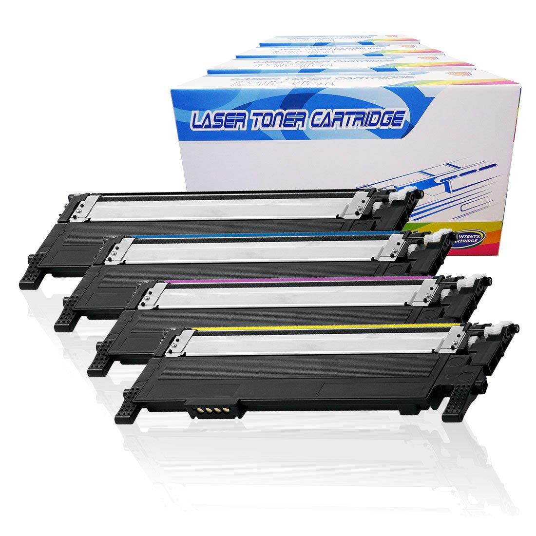 4 Inktoneram Replacement toner cartridges for Samsung CLP-365 K406S/C406S/M406S/Y406S 406S Combo Set CLP-360 CLP-365 CLP-365W CLX-3305 CLX-3305FN CLX-3305FW Xpress C410W C460FW
