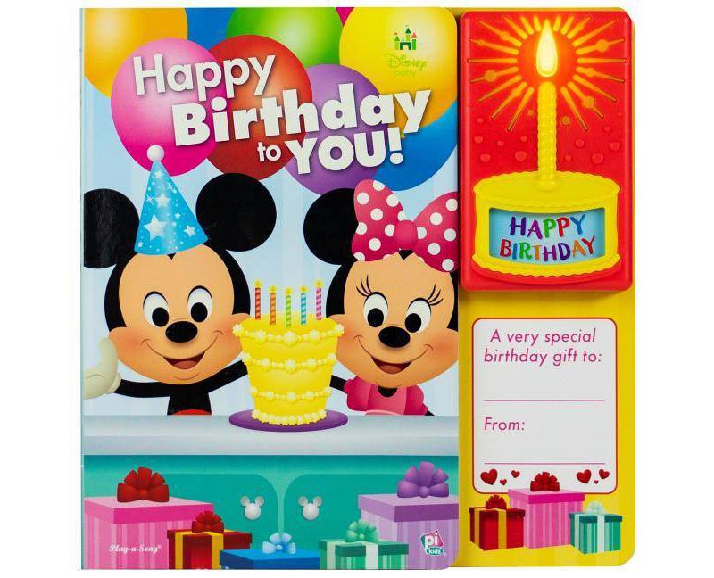 Disney Baby Mickey and Minnie Mouse - Happy Birthday to You - Sound Book (Board Book)
