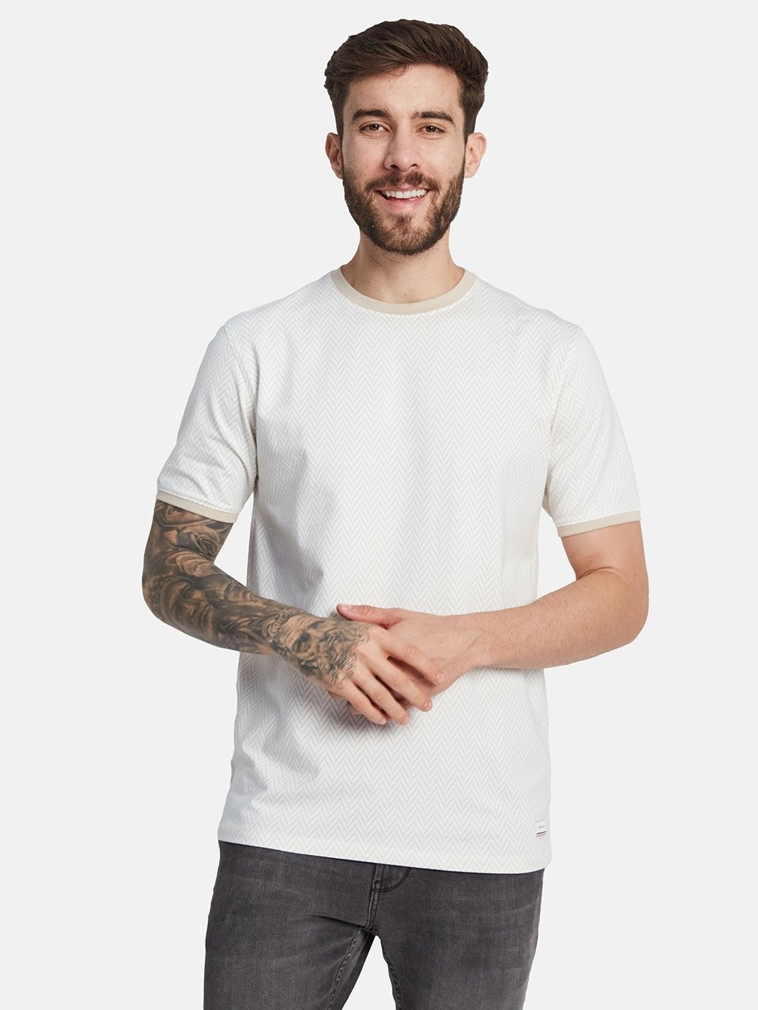 Octave Mastic Regular Fit Printed T-Shirt