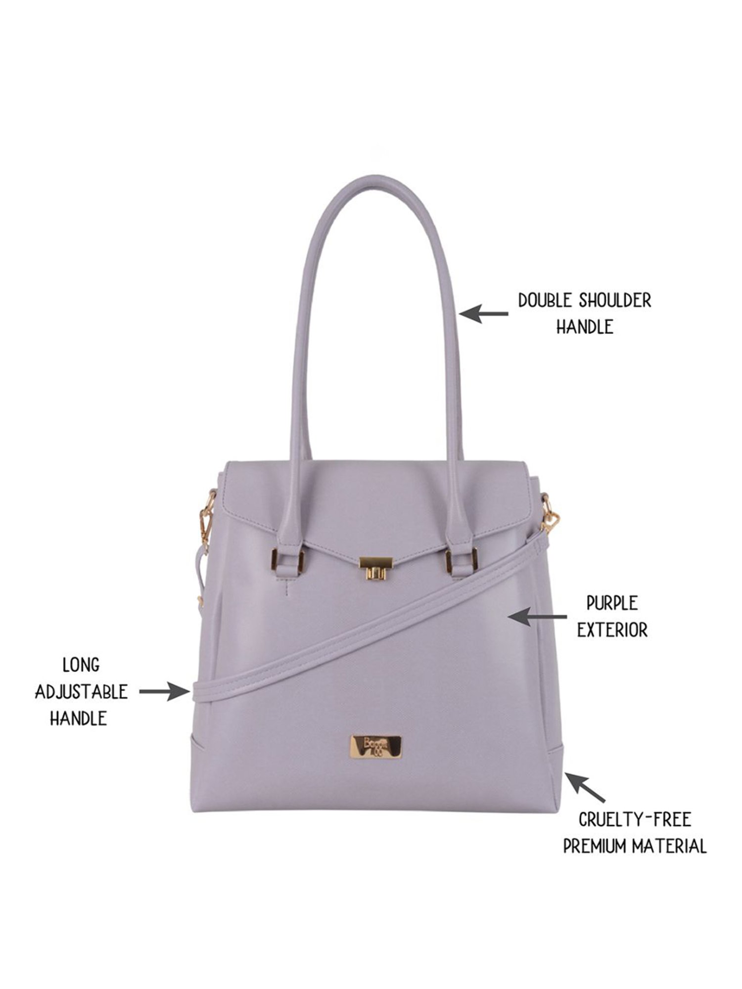 Baggit Purple Large Shoulder Bag
