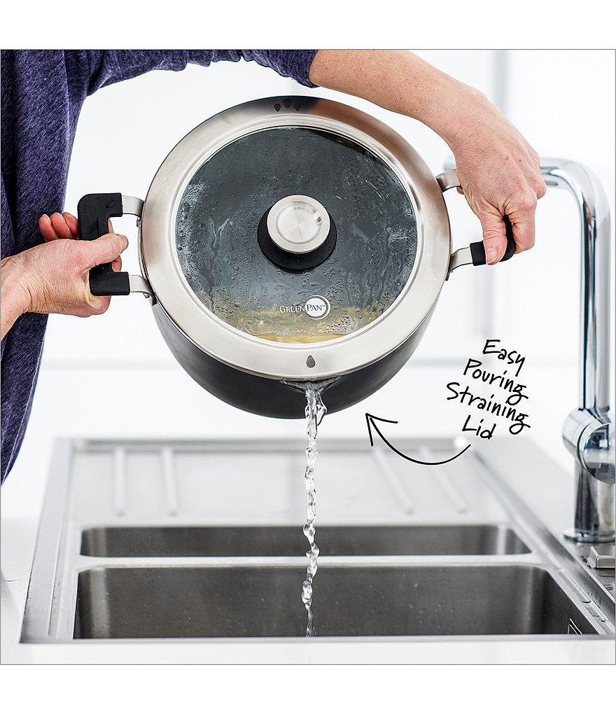 GreenPan Levels Hard Anodized Stackable Ceramic Nonstick 11-Piece Set