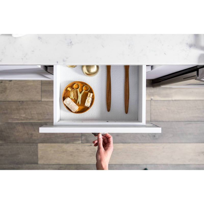 Duck Select Grip EasyLiner Non Adhesive Shelf and Drawer Liner, 12" x 20' White