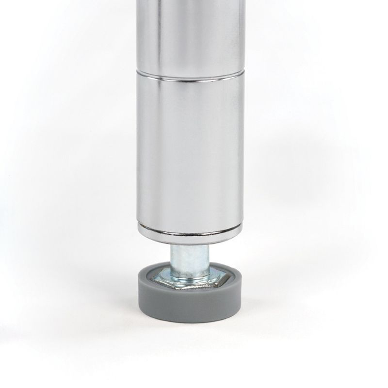 Seville Classics 24"x18"x72" 5 Tier Ultra Zinc Steel Wire Shelving