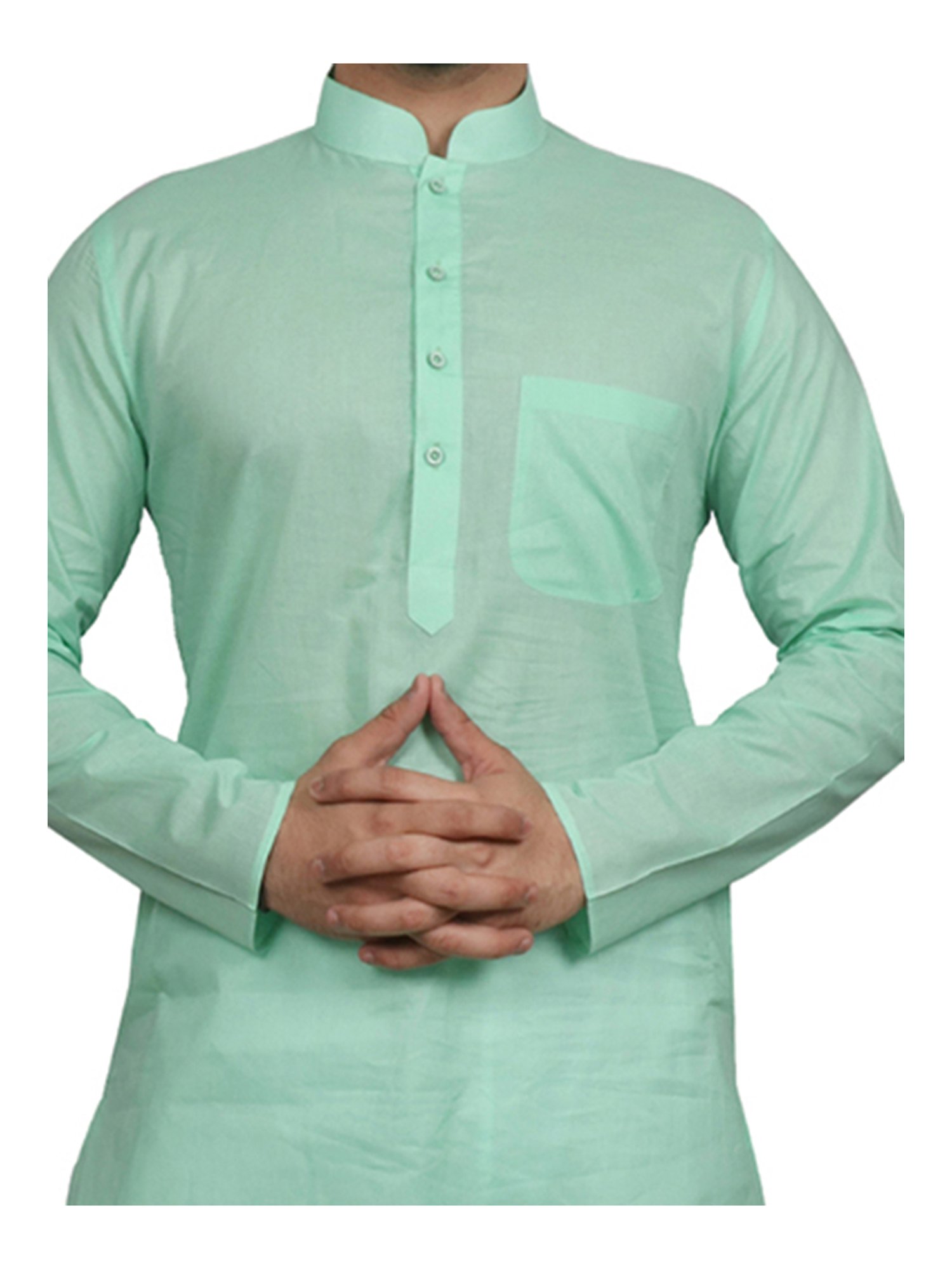 SG LEMAN Green Kurta Bottom Set