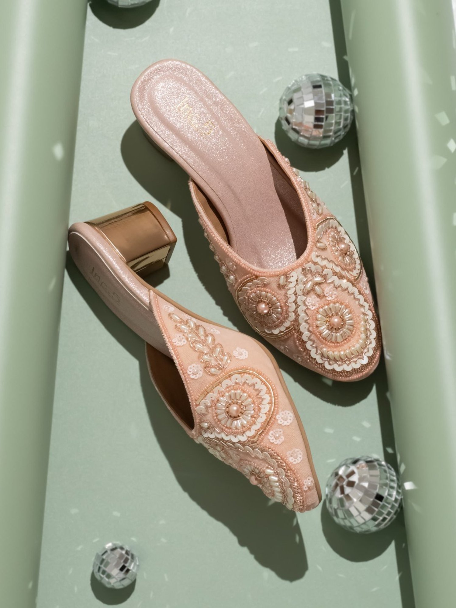 Inc.5 Women's Peach Mule Shoes