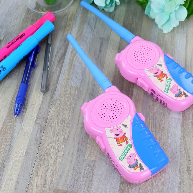 Peppa Pig 2 Piece Walkie Talkie Set