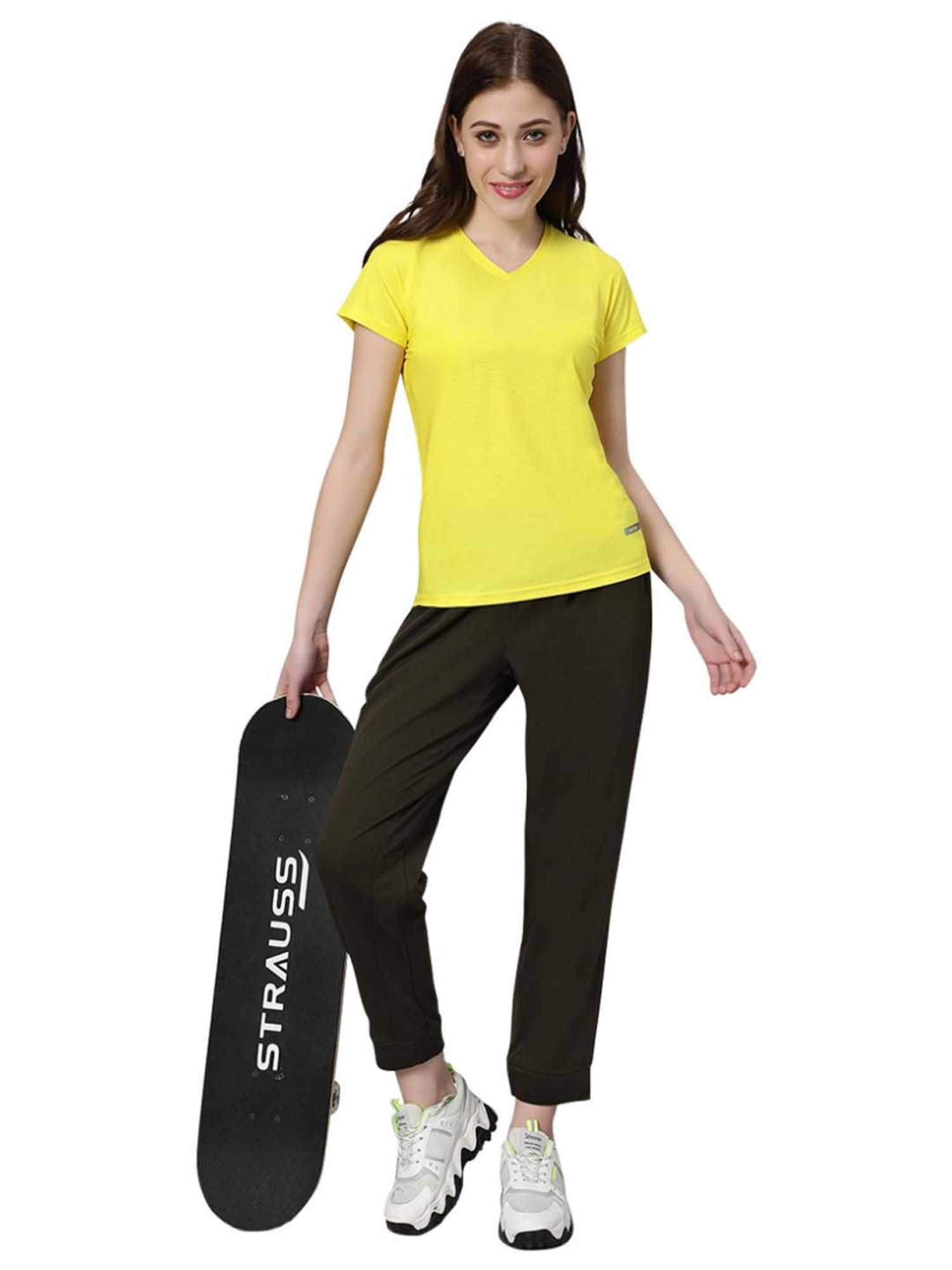 Omtex Green Mid Rise Sports Track Pants