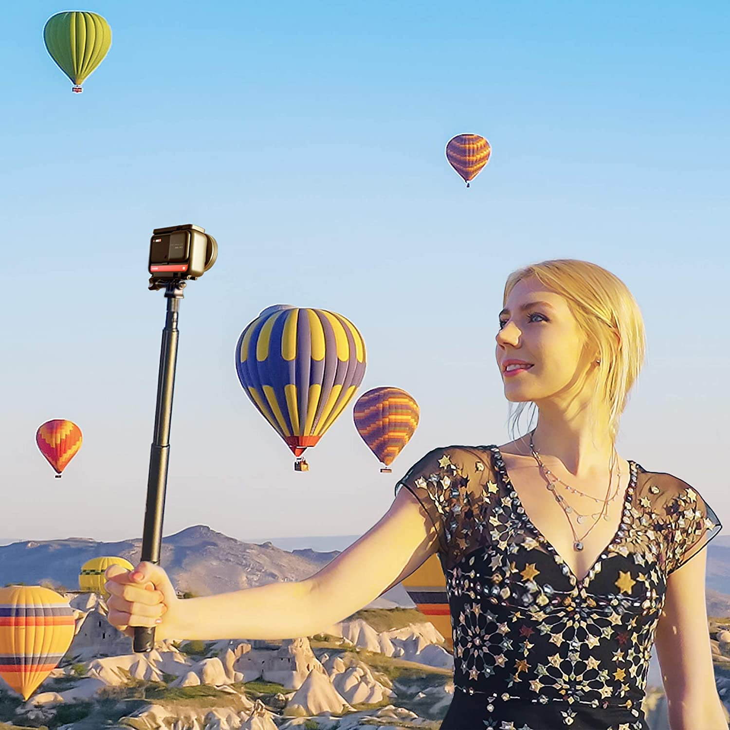 Insta360 ONE R 1-Inch Edition Co-Engineered with Leica &ndash; 5.3K 30fps Action Camera with 1-Inch Sensor, 4K 60fps, Stabilization, IPX8 Waterproof, 19MP