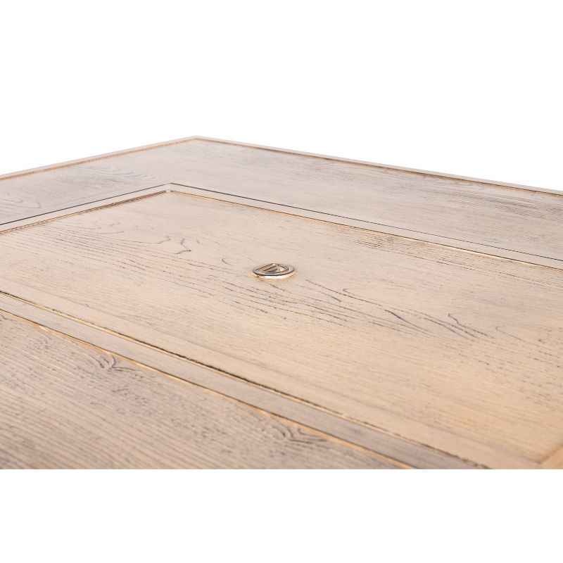 Sawyer Driftwood Rectangle Aluminum LPG Fire Pit - Fire Sense