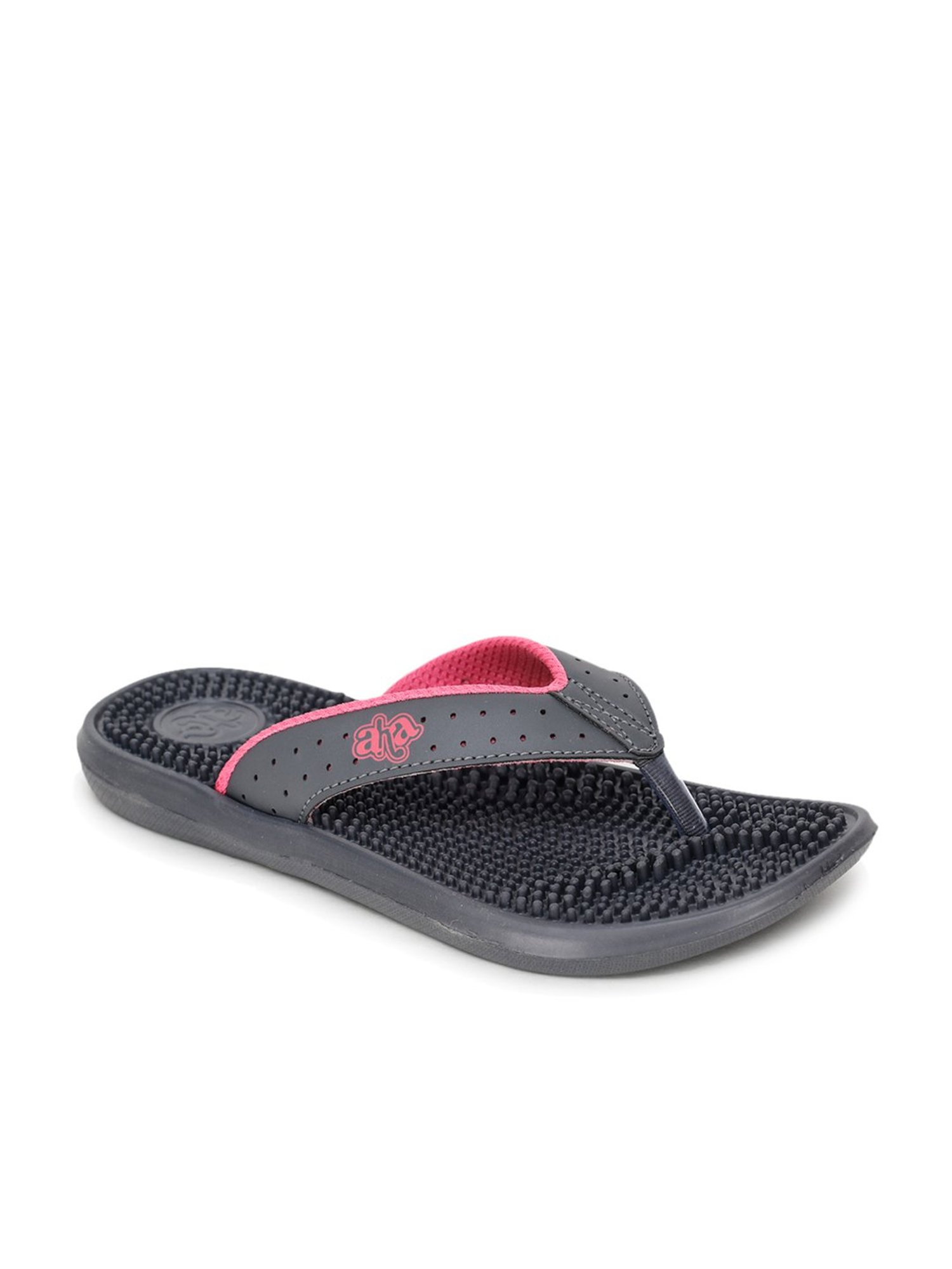 A-HA by Liberty Kids Grey Flip Flops