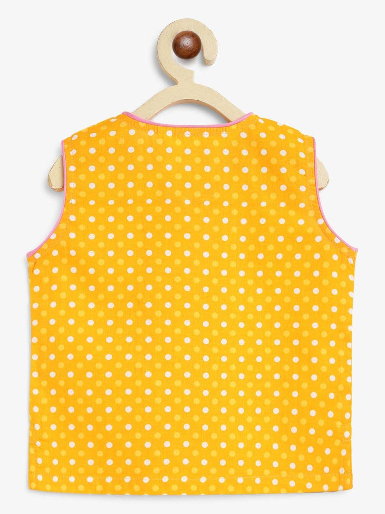 A Little Fable Kids Red & Beige Embellished Lehenga Choli