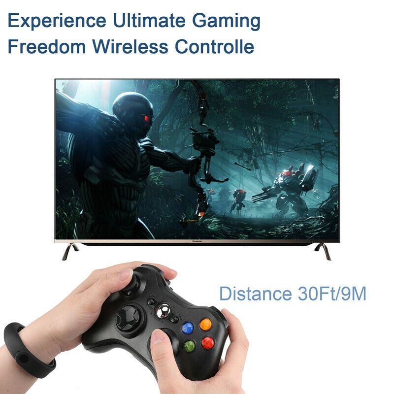 2.4GHz Wireless Game Controller Gamepad Joystick for Microsoft XBOX 360 & PC WIN 7 8 10(OEM)