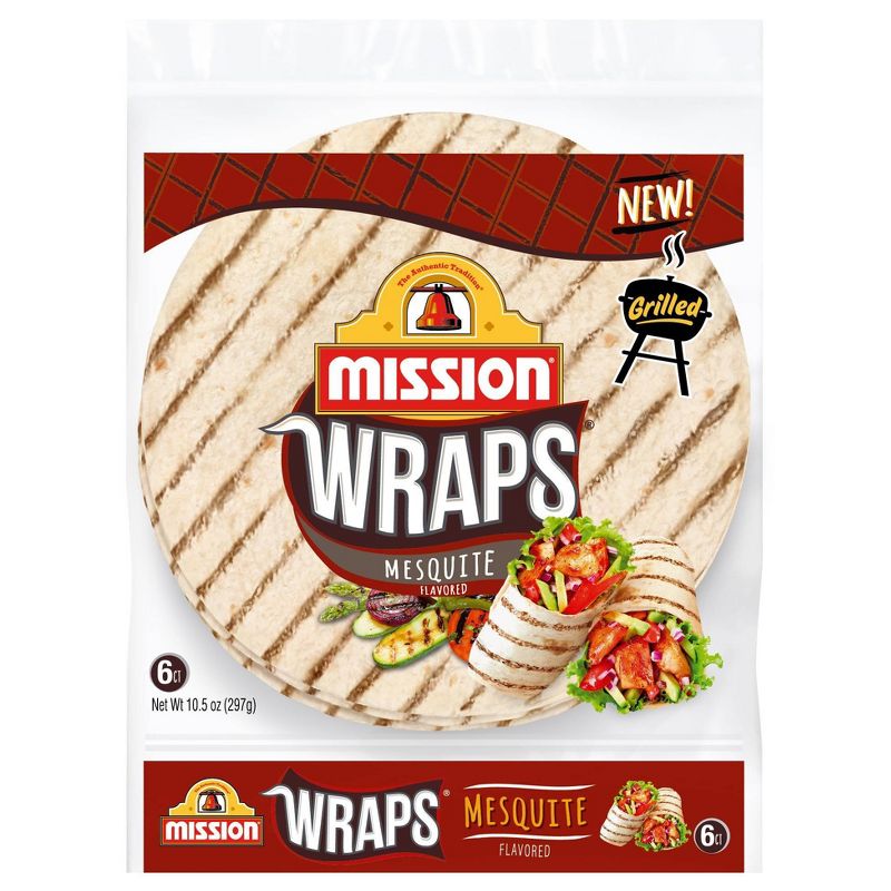 Mission Mesquite Grilled Wraps - 10.5oz/10ct