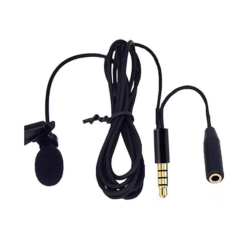 Professional Grade Lavalier Lapel Microphone Omnidirectional Mic with Easy Clip On System Perfect for Recording YoutubeInterviewVideo ConferencePodcastVoice Dictation