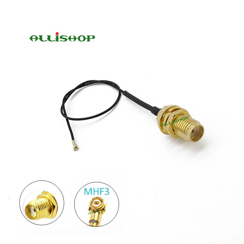 MHF3 IPEX U.FL IPX to SMA Female Pigtail Cable for Mini PCI 0.81mm M2 Card Intel WIFI Wireless Board