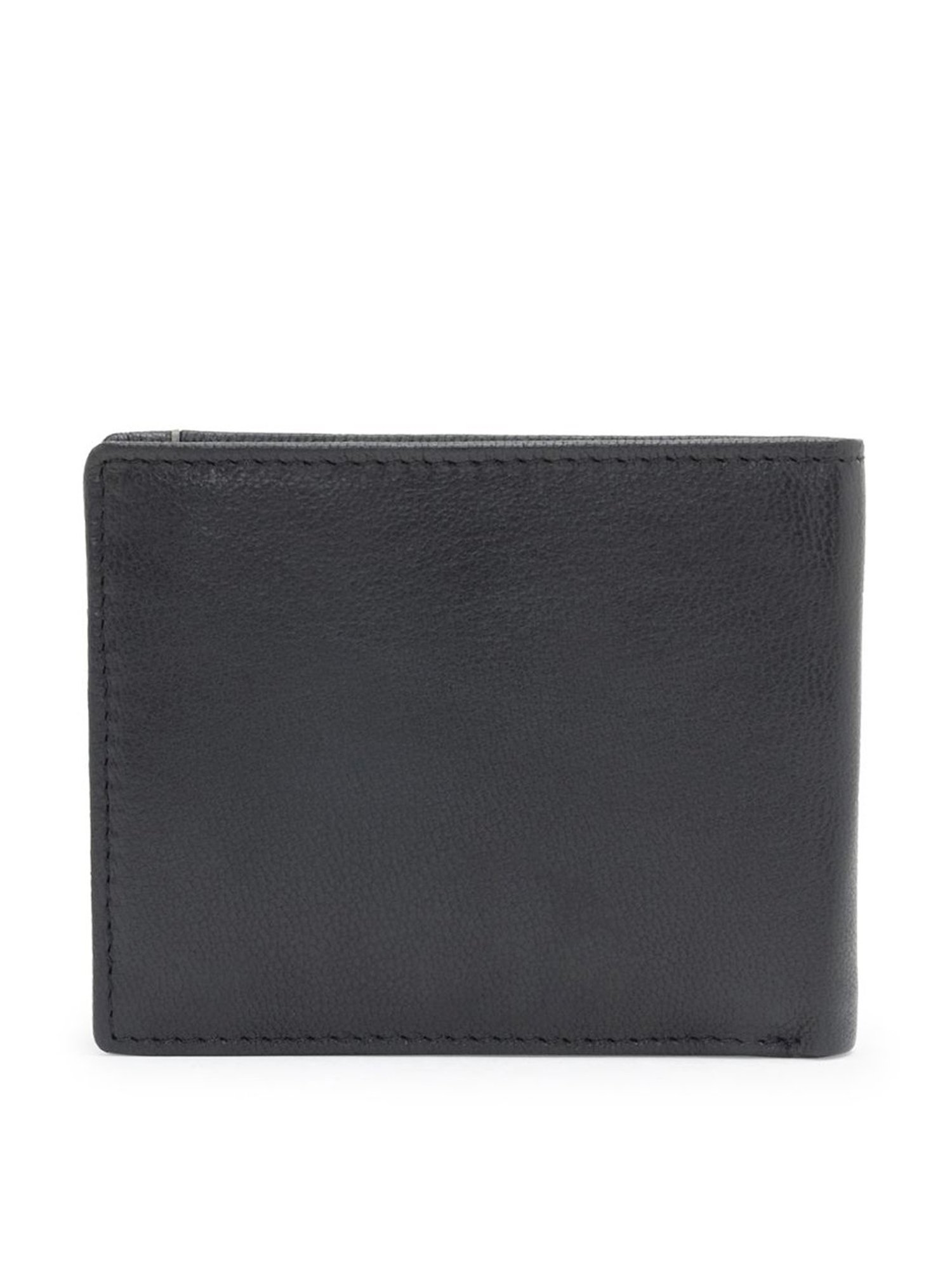 THE HOLISTIK Revival Black & Maroon Casual Leather Bi-Fold Wallet for Men