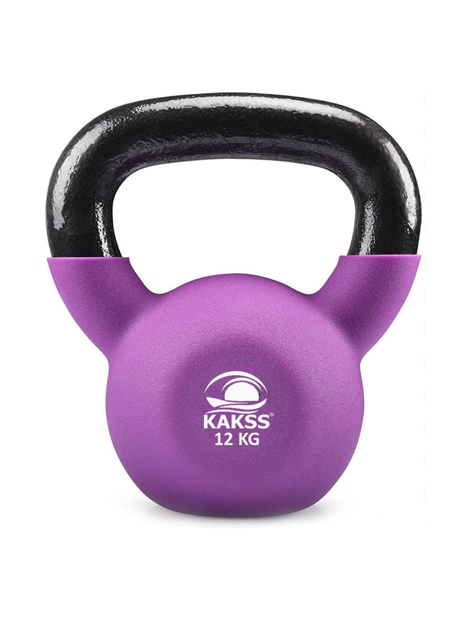 KAKSS Neoprene Half Coating Kettlebells (Purple) Size - 12KG