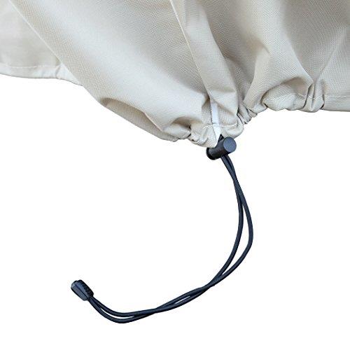 Texas Grill Covers 7553 Premium Cream Cover for Weber Genesis E and S Series Gas Grills Including Brush and Tongs