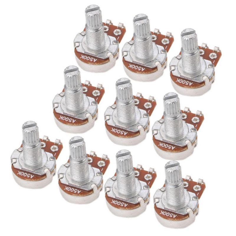10 * 16KNP A500K L18MM POTS Guitar Potentiometer