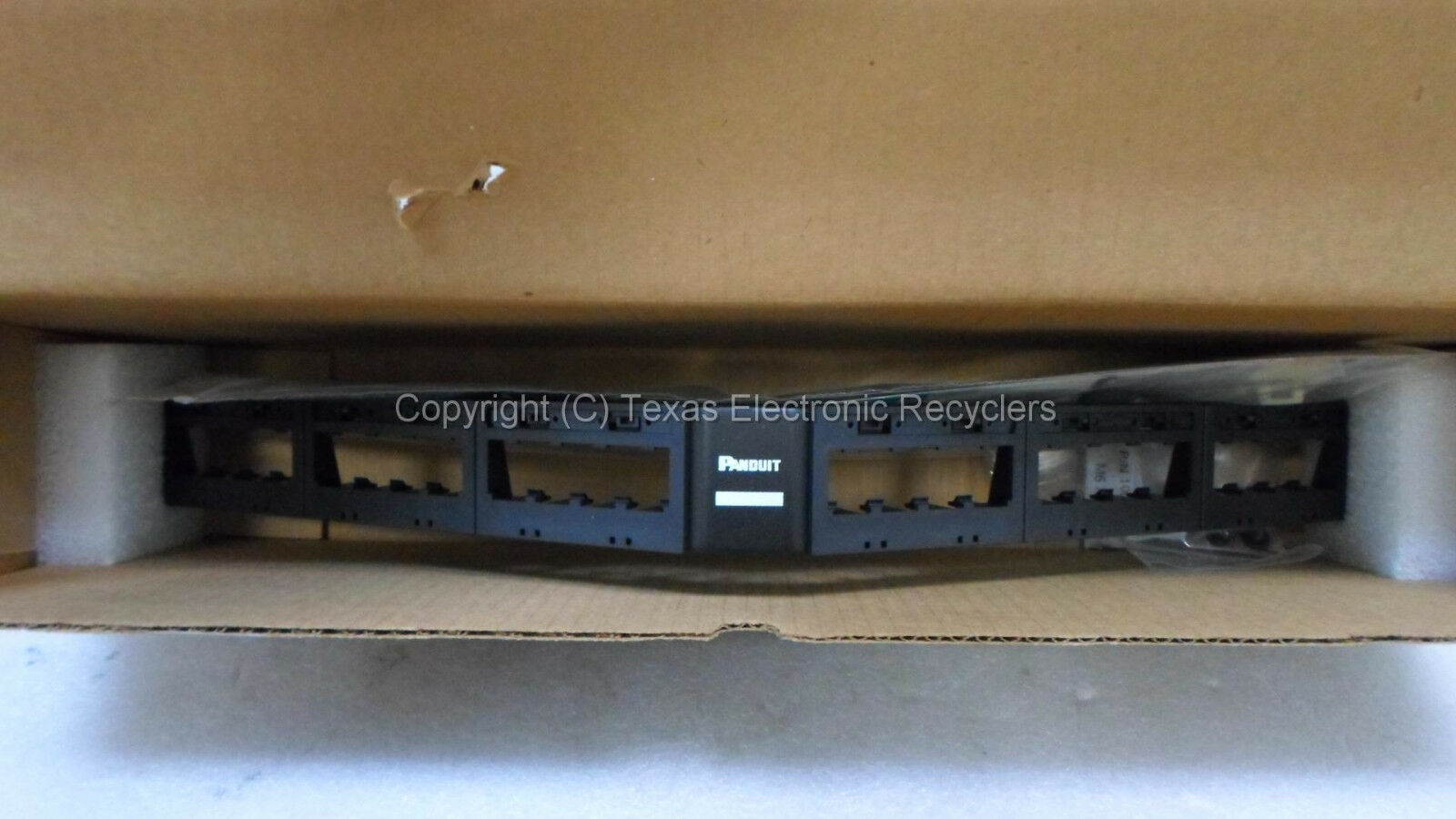 NOB - Panduit CPPLA24WBLY Mini-Com Modular Angled 24-Port Patch Panel