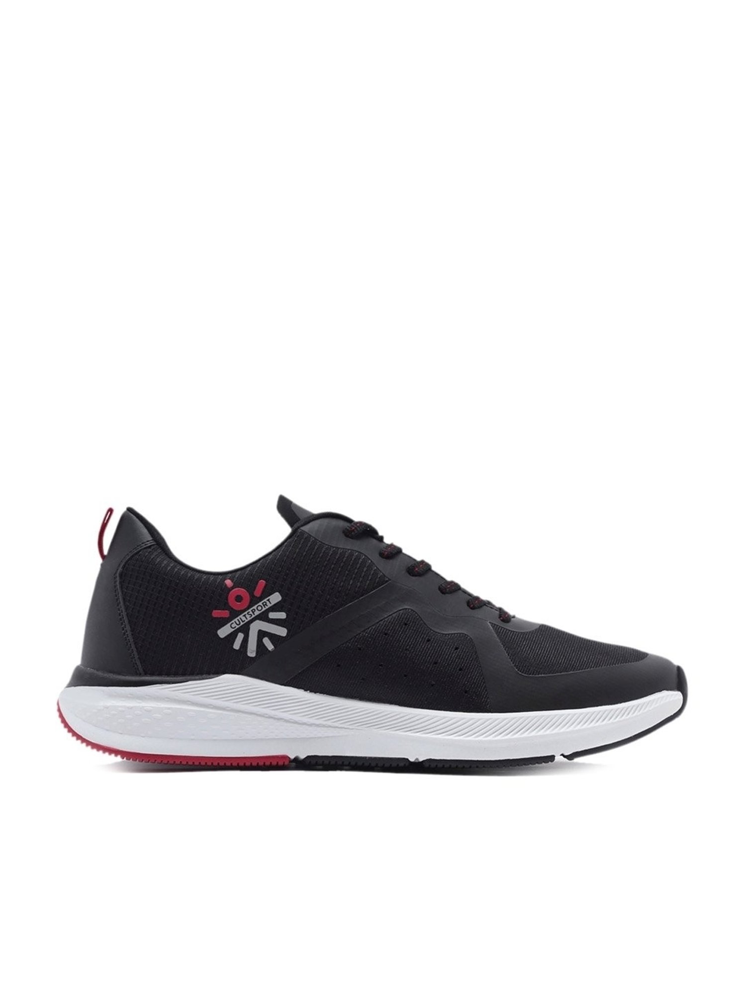 Cultsport Men's Speedster Black Running Shoes