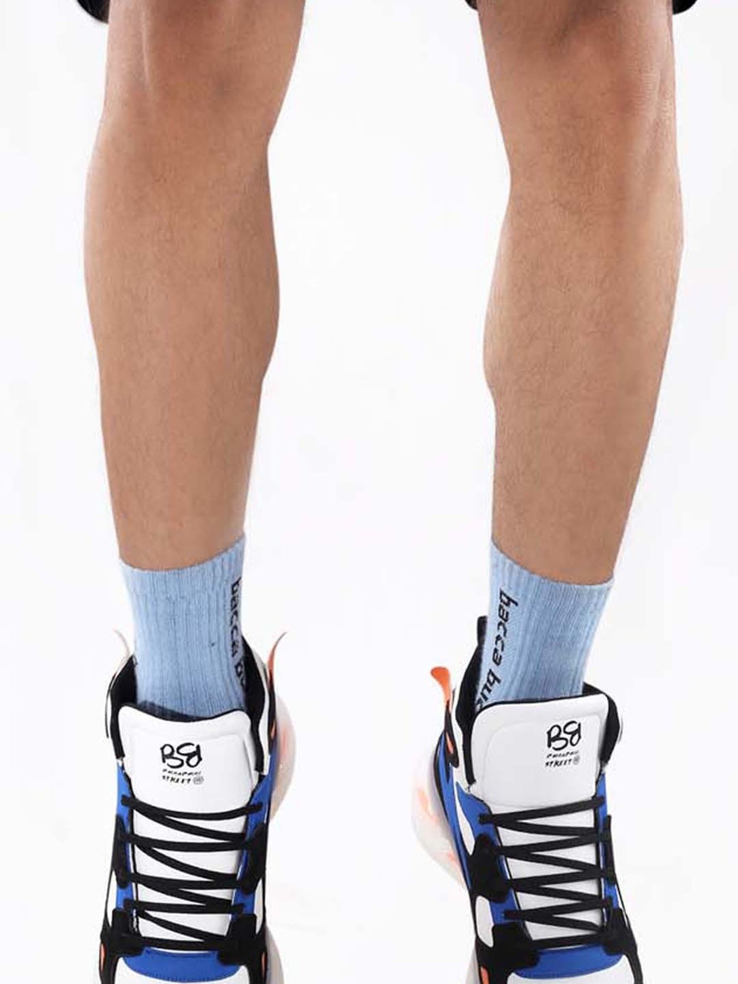 Bacca Bucci Men's ATTITUDE Blue Ankle High Sneakers