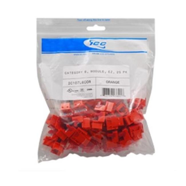 ICC - IC107L6COR - Module CAT 6 EZ 25 PK Orange