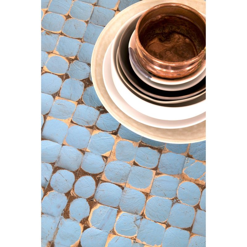 Mila Accent Table Blue - East at Main