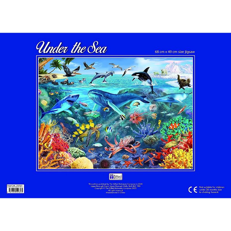 The Gifted Stationary 1000 Pieces Under The Sea Jigsaw Puzzles for Adults, Family Fun Puzzle