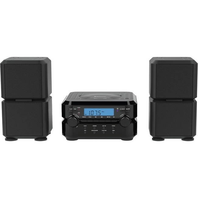 Naxa NS-441 Digital CD Microsystem (Black)