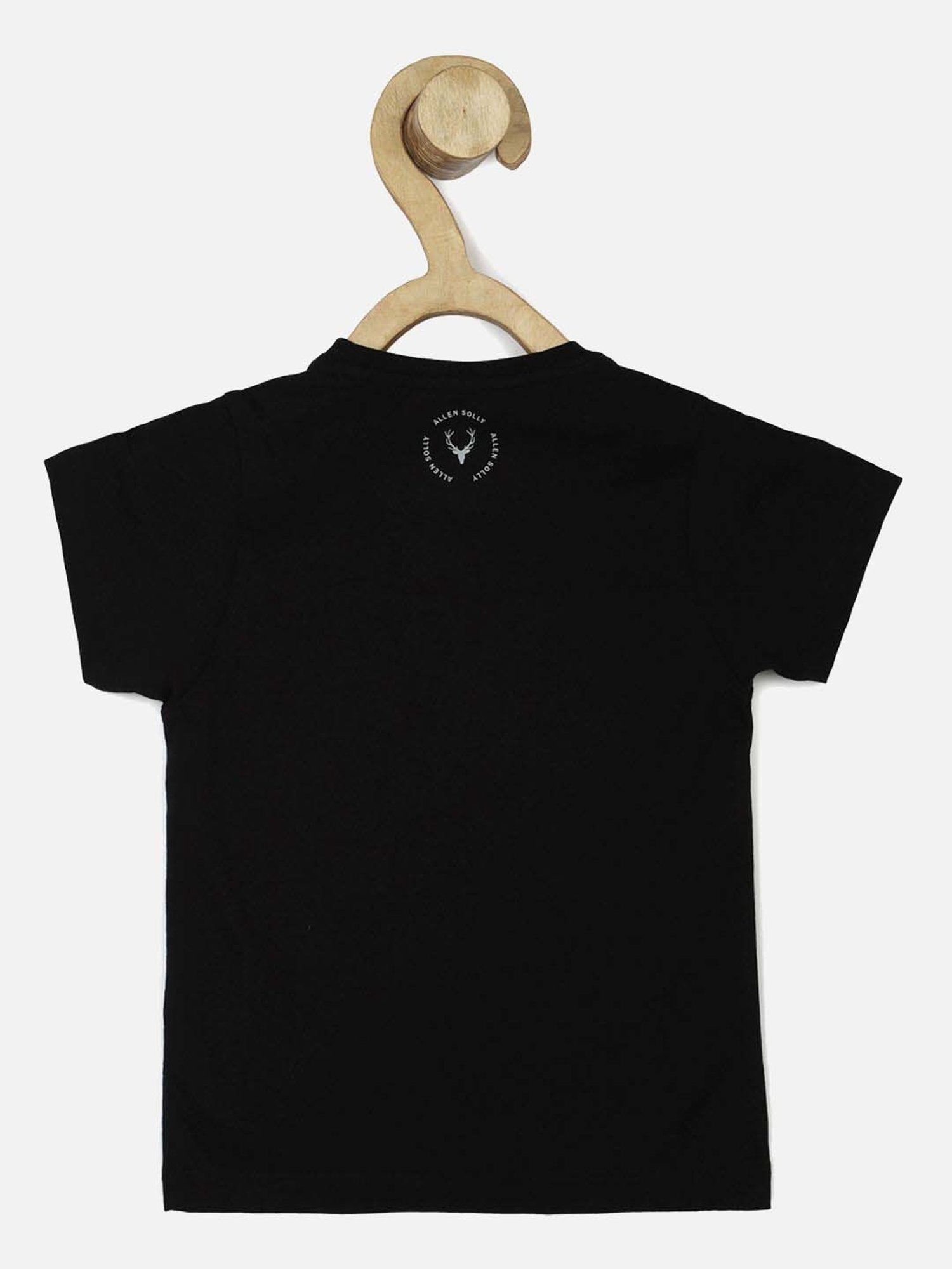 Allen Solly Kids Black Graphic T-Shirt