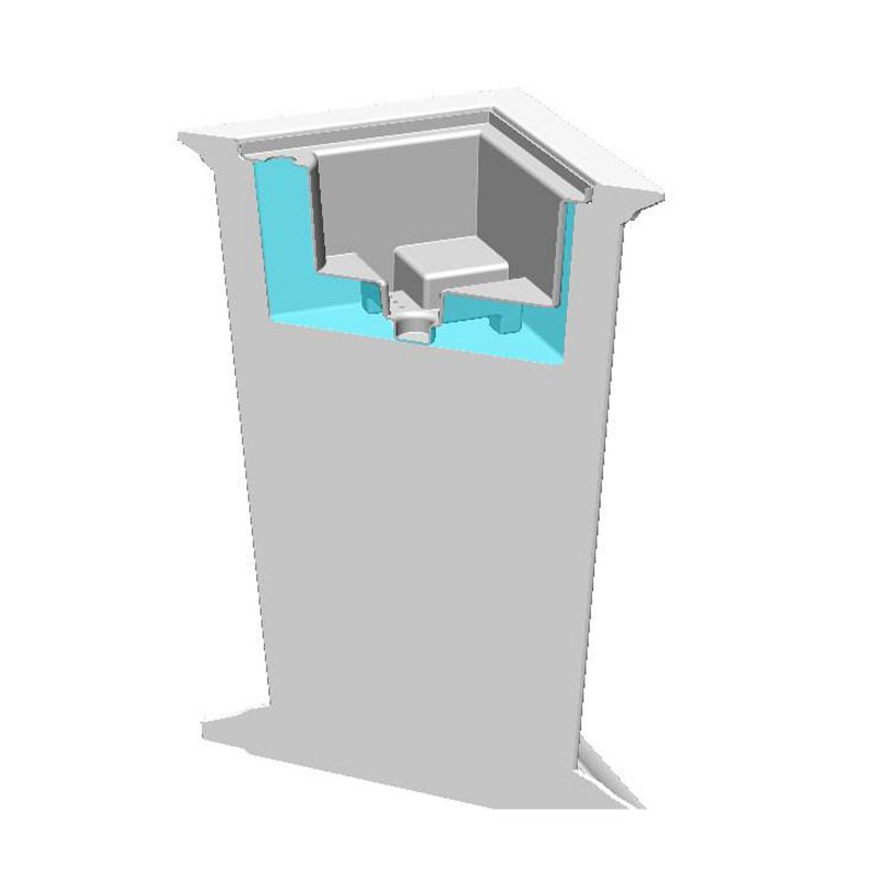 Good Ideas Savannah Outdoor Weatherproof Large Self Watering Colonial Planter, White