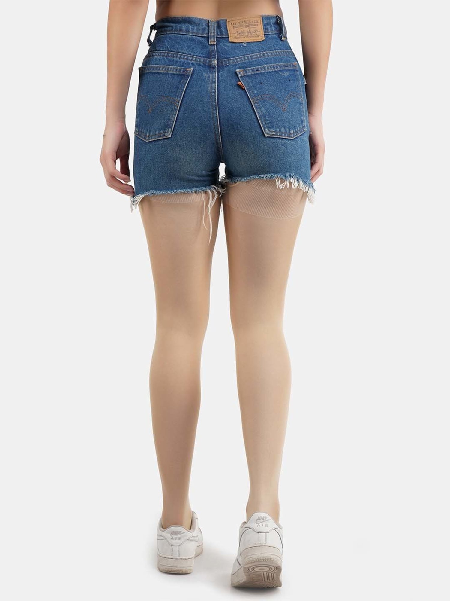 Secrets By ZeroKaata Black Plain Pantyhose Stockings - Pack Of 2