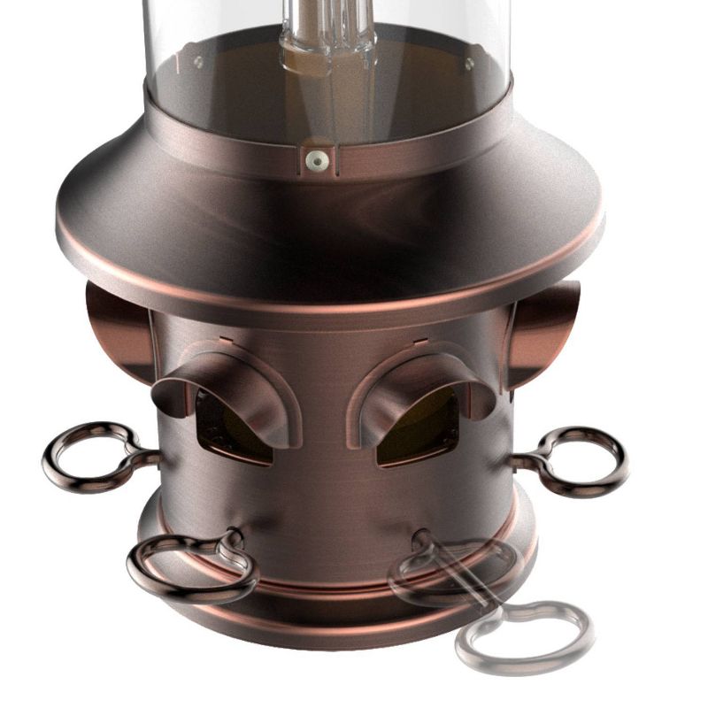 Droll Yankees Oil Rubbed Squirrel X Proof Bird Feeder - Bronze