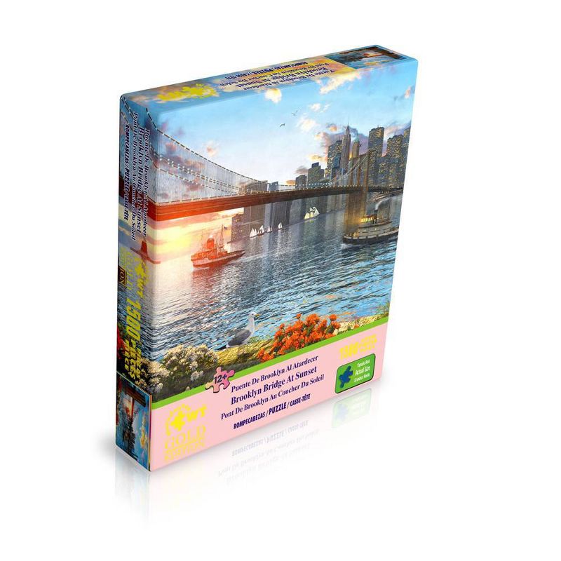 Wuundentoy Gold Edition: Brooklyn Bridge at Sunset Jigsaw Puzzle - 1500pc