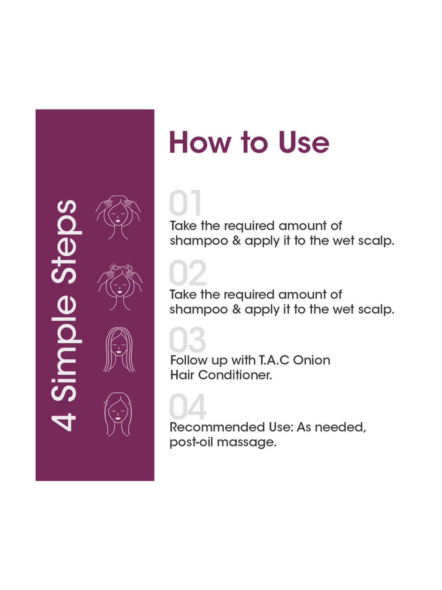 TAC - The Ayurveda Co. Onion Hair Shampoo for Hair Growth & Hair Fall Control - 250 ml