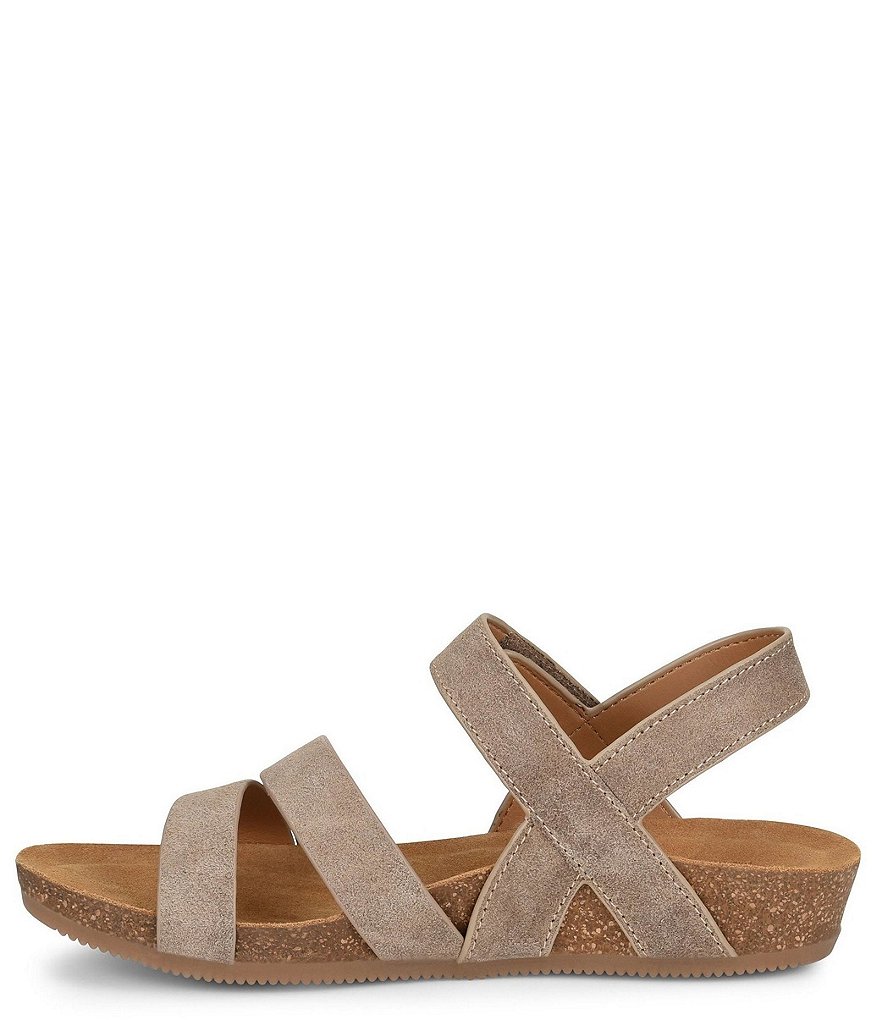 Comfortiva Gardena Suede Footbed Sandals
